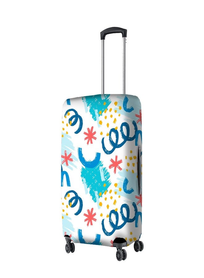 Nasher Miles Polyester 55 (20 Inch) Small Protective Luggage Cover - Confetti - Image 1
